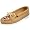 Minnetonka Women's Thunderbird Smooth Moccasin,Natural,6 M US