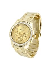 Geneva Platinum Womens Accented Watch