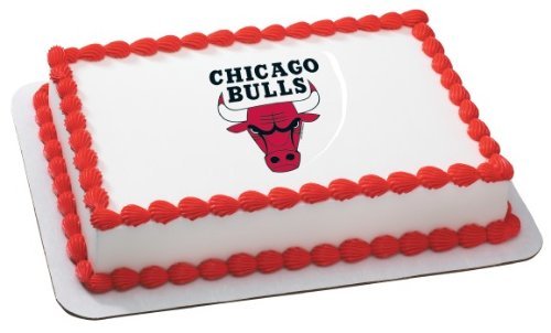NBA Chicago Bulls ~ Edible Cake Image Topper