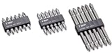 TOP トップ工業 DB2-11006 電動ドリル用ドライバビット6本組セット (硬さH)(マグネット付) 6本組セット＋No2