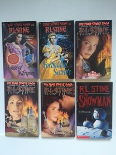 R. L. Stine, Fear Street (Set of 6) House of Whispers; Forbidden Secrets; Betrayal; Secret; Burning; Snowman
