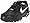 Black/Metallic Silver