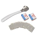 GadgetpoolUK White Callus Corn Hard Skin Remover Shaver Foot Pedicure Kit