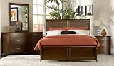 Beaumont Panel Bed 5 Piece Queen Bed set by Home Elegance
