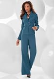 Apparel : Button-Tab Pantsuit