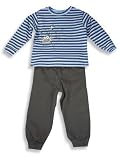 Picture Me by Austin & Ashley - Infant Baby Boys Long Sleeved Pant Set, blue, grey,black