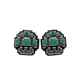 ピアス マリオ キノコ ゲームキャラクター 両耳ピアス