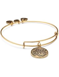 Alex and Ani "Collegiate" LSU Mascot Expandable Russian Gold Wire Bangle Bracelet