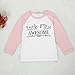 Efaster Baby Girl Clothes Little Miss AWESOME Pattern T-shirt Pants Headband Set