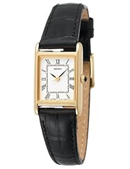 Seiko Womens SXGN42 Black Leather