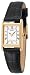 Seiko Women's SXGN42 Black Leather Strap Watch