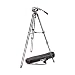 Manfrotto MVK502AM-1 Professional Fluid Video System Aluminum Tripod with Telescop Twin Leg (Black)
