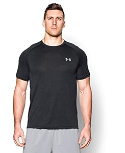 Under Armour Men's Tech Short Sleeve T-Shirt, Black (014), Medium
