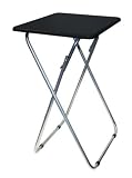 EXTRA LIGHTWEIGHT & DURABLE BLACK FOLDING SNACK TABLE