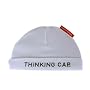 Babygags Thinking Cap Beanie in White 0-6 Months