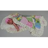 Designer Patchwork Baby Blanket and Pillow Gift... by Mia Belle Baby