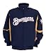 MLB Milwaukee Brewers Adult Long Sleeve Therma Base Premier Jacket, L