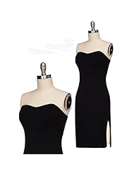 Sexy V-neck Strapless Corset   Waistline Sleeveless Lace Slit Bodycon Dress/Club Dress/Party Dress/Maxi Dress/Midi Dress 