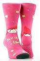 Girls 1 Pair SockShop Once Upon A Time Cotton Rich Slipper Socks