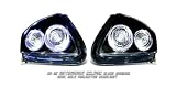 00-05 Mitsubishi Eclipse Projector Headlight Black Housing With Dual Halo