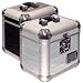 Black Euro Style Album Case Which Holds 70 Records With Lift Off Hinges and Butterfly Catch