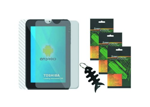 iShoppingdeals – (3Packs) Anti-Fingerprint Anti-Glare Matte Finishing Screen Protector for Toshiba Thrive 10.1-Inch 16/32 GB Android Tablet