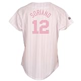Alfonso Soriano Chicago Cubs Women's Pink Replica Jersey
