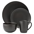 Worldview 16-pc. Dinnerware Set - Matte Onyx