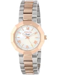 Invicta Womens 0545 Angel Collection 18k Rose Gold-Plated and Stainless Steel Watch
