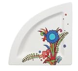 Villeroy & Boch New Wave Acapulco 8-1/2-Inch Triangular Plate, Set of 4