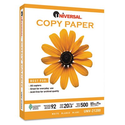 Universal 21200 500-Sheet Bulk Multipurpose Copy Paper (White)