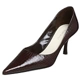 : Nine West Women's Nuncio Pump,Dk Brown Croc,6 M US