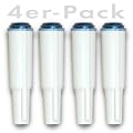 4 pcs of Water Filter Cartridge For Jura Coffee Machines, pluggable replacement for 60209/60355 Jura Claris white/ plus
