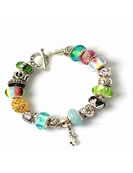 De Buman Sterling Silver Charm Bracelet