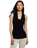 Three Dots Womens Draped Front Top