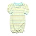 Zutano Multi Stripe Gown, Newborn