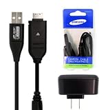Samsung Retail Packaged(Non bulk) CB20U12 USB Cable & SAC-48 Charger KIT for AQ100, TL100, TL105, TL110, TL205, TL210, TL220, TL240, TL9, TL90, HZ15W, HZ25W, HZ30W, HZ35W, L100, L110, L200, L210, NV30, NV4, NV40,SL102, SL105, SL201, SL202, SL310, SL420, SL50, SL502, SL600, SL605, SL620