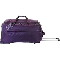 Lipault Paris Foldable 2 Wheeled Duffle Bag, Purple, 28x15x13