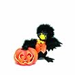 8" Jack O Lantern Crow By Annalee