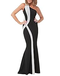 Sexy One Shoulder Mermaid Maxi Dress 