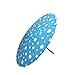 Quasimoon PaperLanternStore.com 32 Inch Turquoise Polka Dot Paper Parasol Umbrella