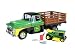 SpecCast 78167 John Deere 1957 Chevy Stakebed Truck Die Cast with Resin JD70 Mower and Lawn Load