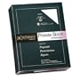 Southworth Credentials Collection&trade; 25% Cotton Private Stock Paper, 8 1/2in. x 11in., 24 Lb., White, Pack Of 500