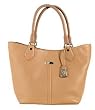 Cole Haan Soft Pebbled Leather Serena Small Tote Bag B37349 Sandalwood