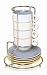 Imusa Stackable Espresso Set, 8 Piece, Capri
