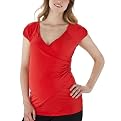 
            
                Liz Lange� for Target� Maternity Faux Wrap Cap Sleeve Top - Red�
            
        