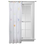 Claire's Nature's Garden Appliqu�d Tie-Top Window Panel - 40x63
