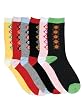 Women's (12 Pairs) Crew Socks - Many Designs Available
