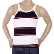 Emporio Armani white/navy tank/vest.