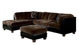 ACME 5075 Sectional Sofa Chocolate